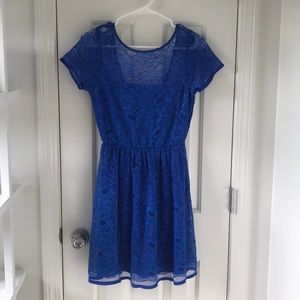 Royal blue dress